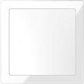 Merten D-Life rocker switch (crystal white frame, lotus white insert)